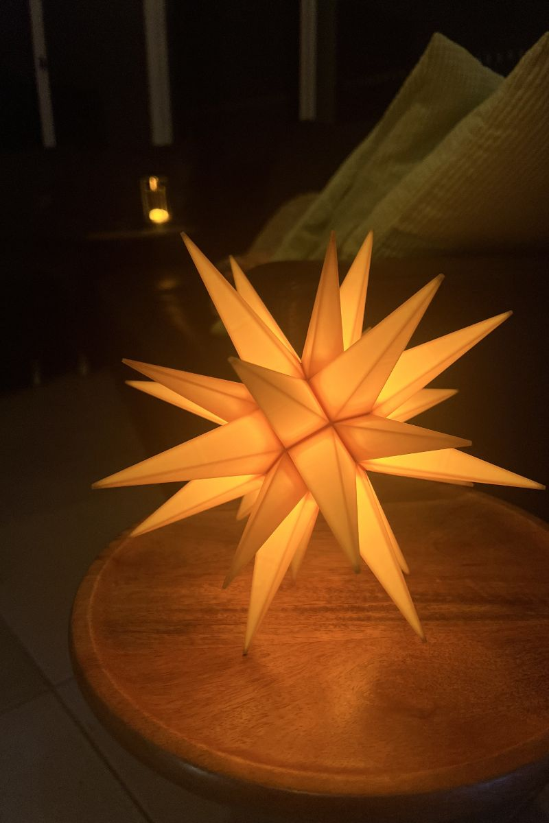 Golden star light